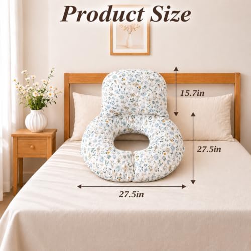 Large Reading Pillow, Back Pillow - Image 7