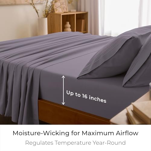 Mellanni Iconic 4-Piece, Ultra Soft Sheet Set - Image 4
