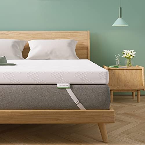 Novilla 2 Inch Gel Memory Foam Mattress Topper by Novilla