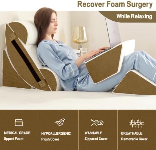 Yojoker 6pcs Orthopedic Bed Wedge Pillow Set - Image 7
