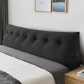 Headboard Pillow King, Wall Backrest Wedge Pillow Headboard by huateanhome