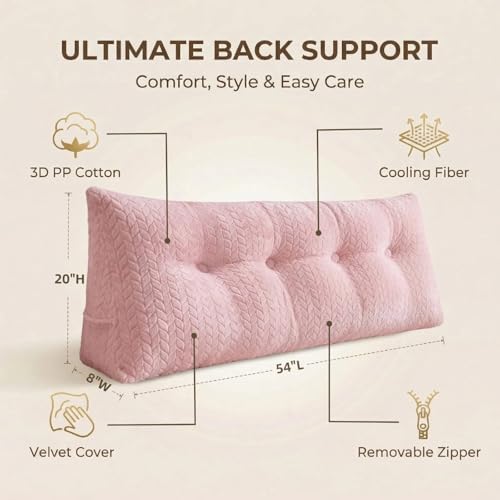 Headboard Pillow Full Size, Reading Pillow - Image 2