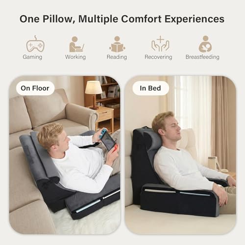 Vekkia 25" Reading Pillow for Bed - Image 4