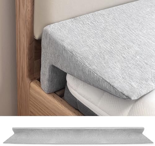 76"x8"x5" Bed Wedge Pillow for Headboard Bed Gap Filler Cover 1.5-inch Gaps by Unknown