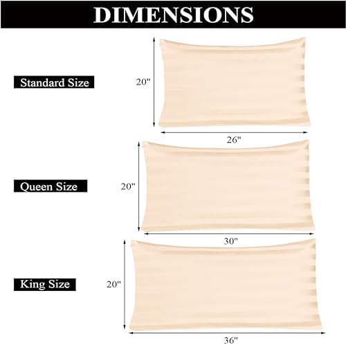 100% Egyptian Cotton Standard Size Pillow Protectors - Image 5