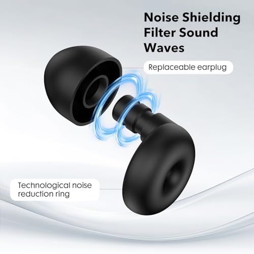 -40dB Ear Plugs for Sleeping Noise Cancelling Ear Plugs for Noise Reduction & - Image 5