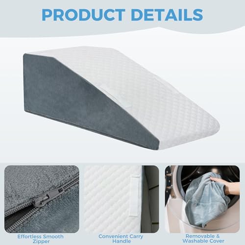 Ganondorf Leg Elevation Pillow for After Surgery, Premium Foam Leg Support - Image 3