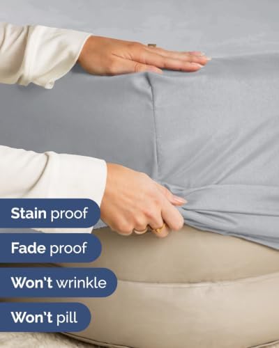 CGK Linens Deep Flex Top Split Head King Fitted Sheet - Image 6