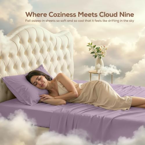 Twin XL Sheets Set, 3 Pieces 16" Deep Pocket Hotel Luxury Sheets - Image 4