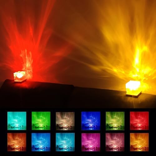 Ocean Wave Projector Light, Rechargeable Shower Light Ocean Lamp 16 Color - Image 4