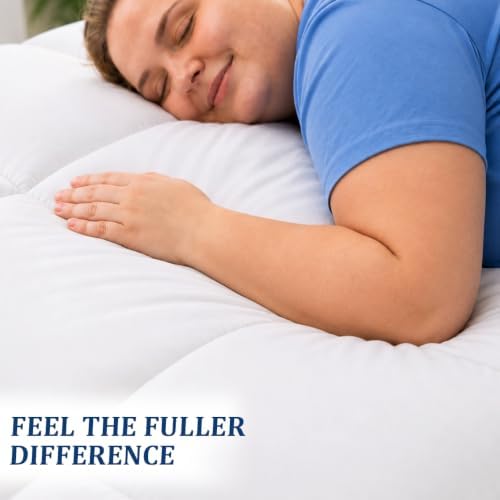 Full Mattress Topper, 900 GSM High-Fill Design, Fuller & Plusher Feel - Image 3