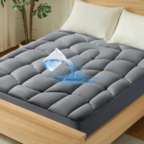 Unikome King Mattress Pad Waterproof Ergonomic Quilted by UNIKOME
