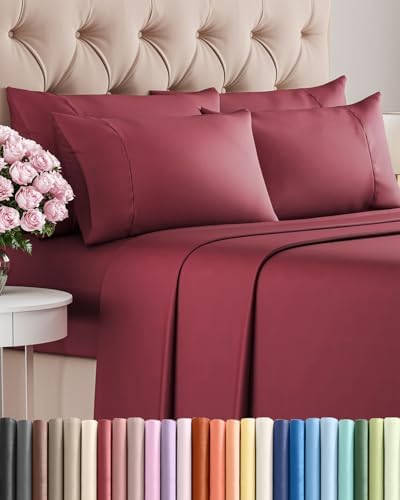 Cal King 6 Piece Bed Sheet Set by CGKUnlimited