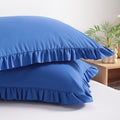 BEDSUM Standard Ruffled Pillow Shams by BEDSUM