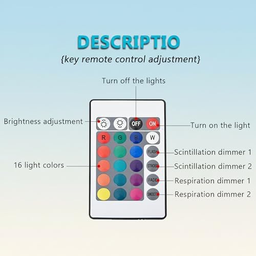 2026 New Ocean Wave Projector Light, 16 Color Touch & Remote Ocean Lamp, 3D Water Ripple LED Night Light, Romantic Ambient Lighting for Bedroom, Kids Room, Meditation, Relaxation, Home Decor - Image 5