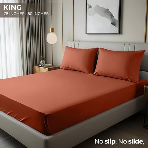 King Fitted Sheet, Ultra Soft Fits Up to 15 Inch Deep Pocket - Image 2