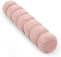 Pat. Pend. Small Body Pillow for Adults, 39 Inch, Soft Pastel Pink by Ailuteie