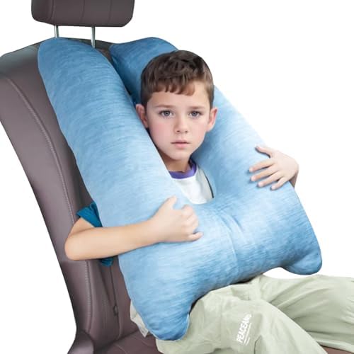1 MIDDLE ONE Car Pillow for Kids, Memory Foam Cooling Travel Pillow for Car and by 1MIDDLEONE
