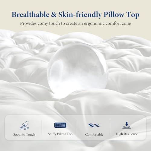 5 Inch King Gel Memory Foam Mattress Topper - Image 3