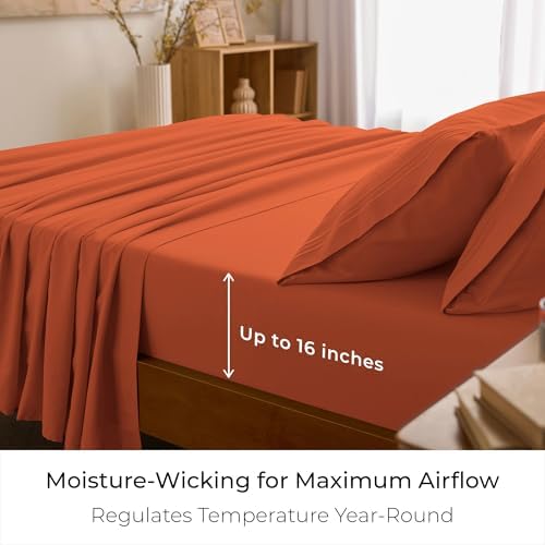 Mellanni Iconic 4-Piece, Ultra Soft Sheet Set - Image 4