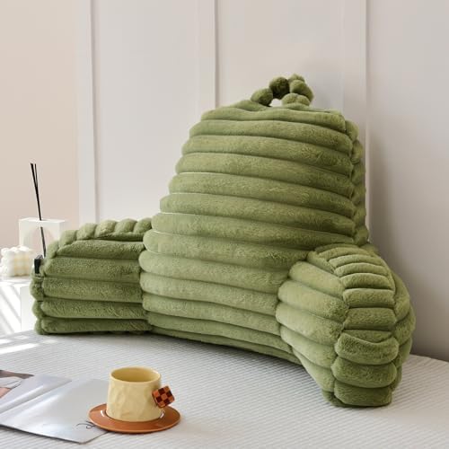 Large Reading Pillow for Adults, Back Support Pillow for Sitting Up in Bed - Image 4