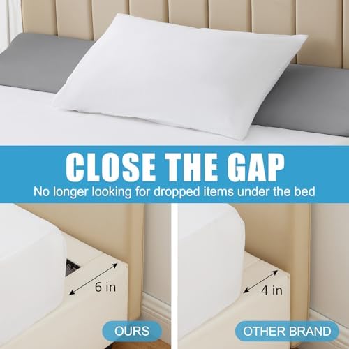 MEGCXIT Queen Bed Wedge Pillow for Headboard - Image 5