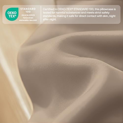 QUEENSBAY Queen Pillow Cases Set of 2, Microfiber Cooling Pillowcases, Soft - Image 5