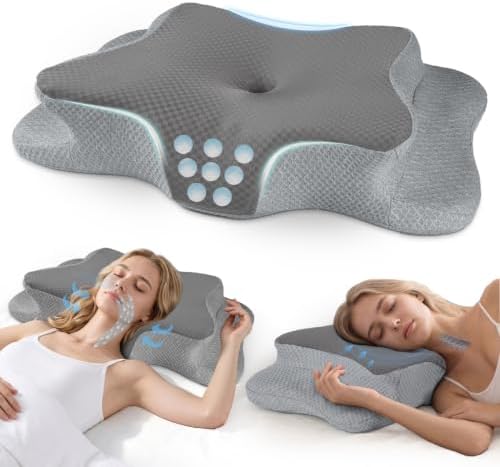 CHxxy Cervical Neck Pillow for Pain Relief Sleeping, Memory Foam Pillows - Image 6
