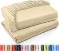 Pack of 2 Twin XL Fitted Sheet, Fits Up to 15 Inch Deep Pocket by UTOPIABEDDING