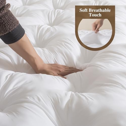 WhatsBedding 5 Inch Memory Foam Mattress Topper, Deep Pocket - Image 4