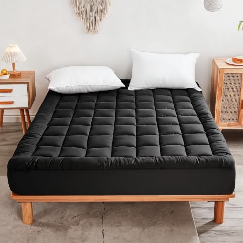 Mattress Pad Cover with Stretches to 18” Deep Pocket Fits Up to 8”-21” Cooling - Image 7