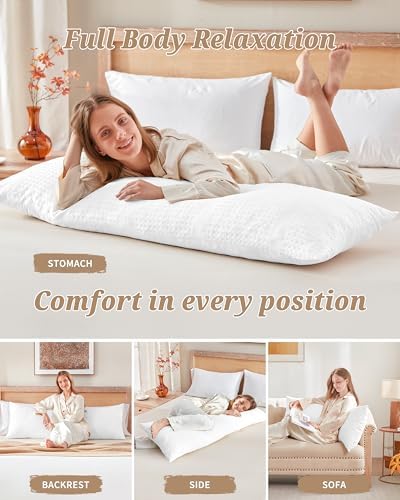 YZ HOME Waffle Weave Body Pillow - Image 5