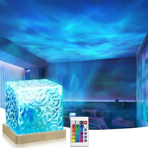 Ocean Projector for Bedroom, Ambient Lighting with Remote for Room Decor by vomii