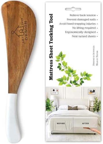 Bed Sheet Tucker Tool, Bed Making Mattress Lifter Wedge by LIFTTUCKDESIGN