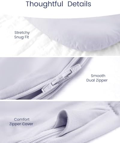 TotAha Soft Pregnancy Pillow Cover Compatible - Image 6
