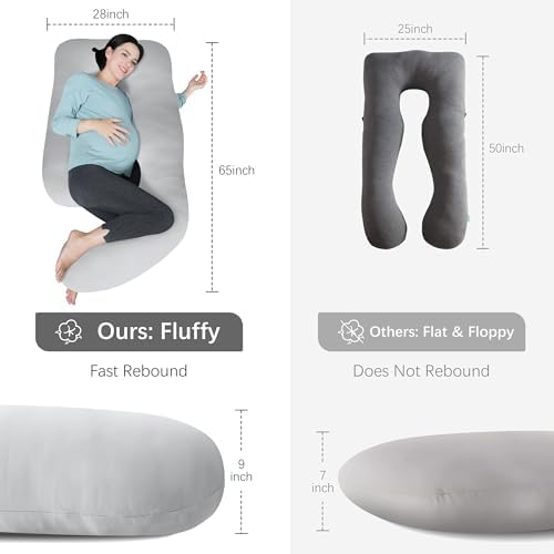 MOON PARK Pregnancy Pillows for Sleeping - Image 7