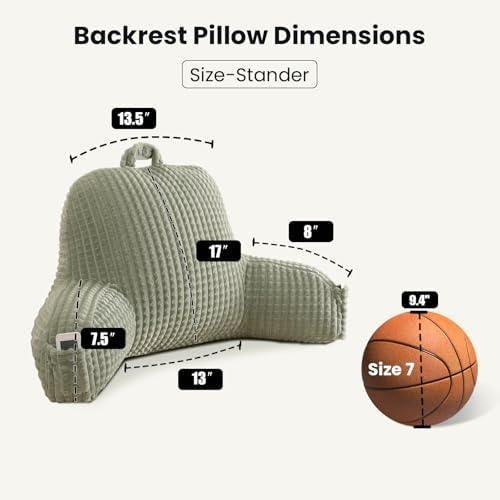 Reading Pillow with Arms for Sitting in Bed - Image 3