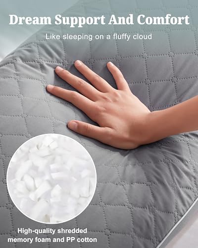 YZ HOME Long Body Pillow for Adults, Firm Body Pillow Shredded Memory Foam - Image 4