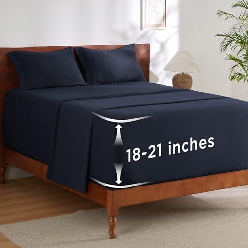 Bedsure Deep Pocket Full Size Bed Sheets Set by BEDSURE