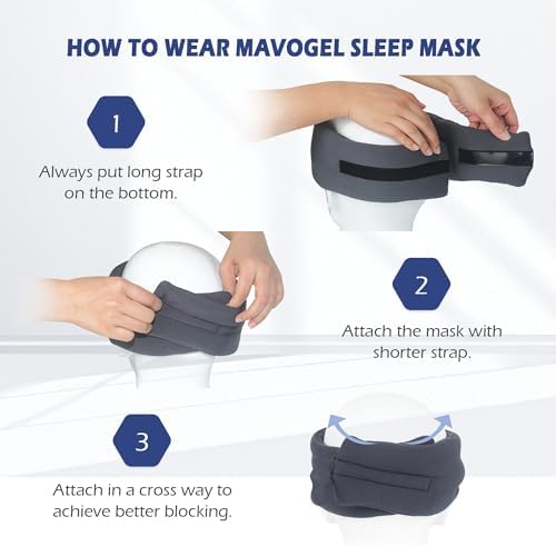 Cotton Sleep Mask for Side Sleepers - Image 7