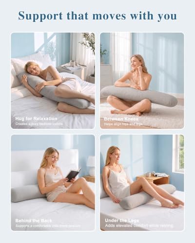 YZ HOME Weighted Body Pillow 6.5lbs Cooling Body Pillow - Image 6