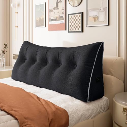 11 lbs Thickened Wedge Pillow Headboard Body Positioner Bed Backrest Support by Rucener
