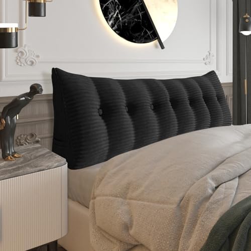 Headboard Pillow Queen, Bed Wedge Pillow Headboard Headrest by Bncktrd