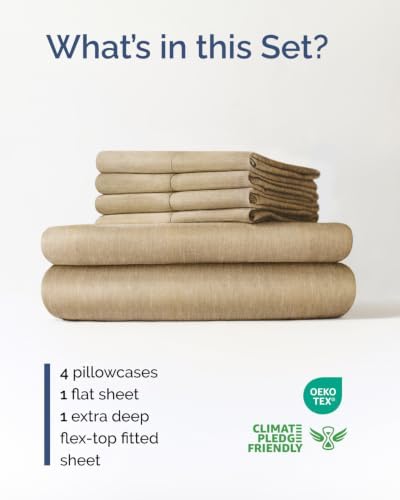 Extra Deep Flex Top Split Head King Sheet Set - Image 2