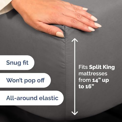 Flex Top Split Head King 4 Piece Sheet Set - Image 5