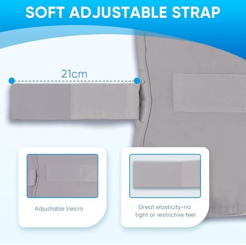 Knee Pillow with Soft Straps for Side Sleepers - Image 3