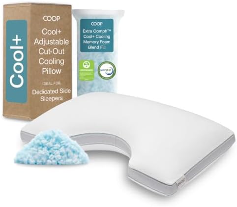 Coop Home Goods Cool+ Cut-Out Adjustable Pillow King by CoopSleepGoods