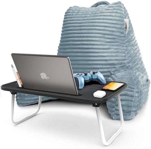 Nestl Stone Blue Reading Pillow by Nestl