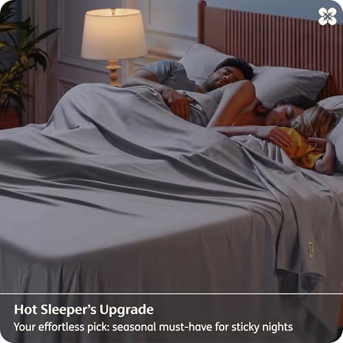 Bedsure PureWoven 100% Rayon Derived from Bamboo, King Size Sheets Set - Image 2