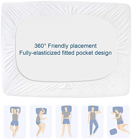 Twin Extra Long Mattress Protector Pad Waterproof Quilted, Breathable & Cooling - Image 6
